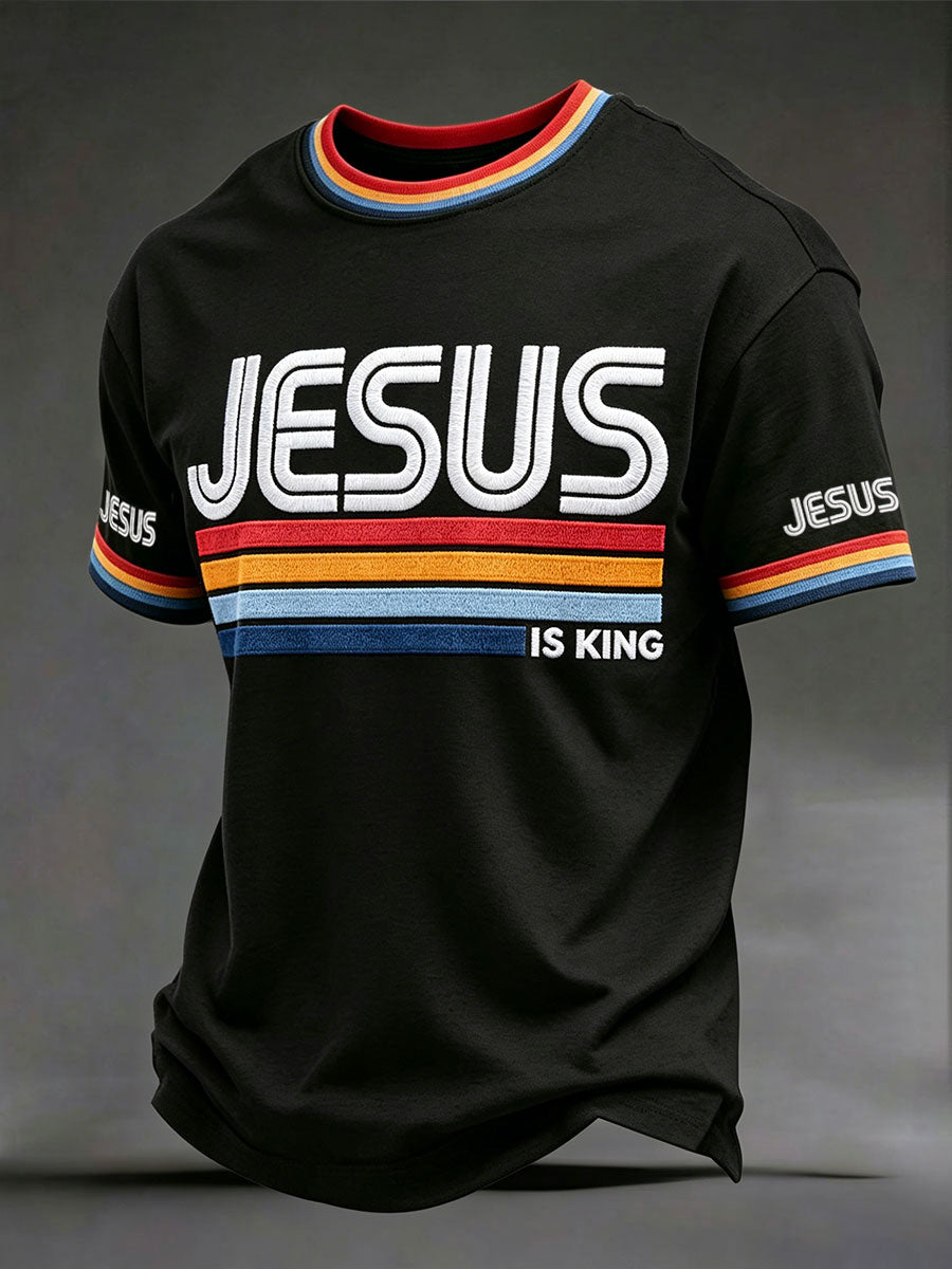 Miesten "Jeesus on kuningas" T-paitat