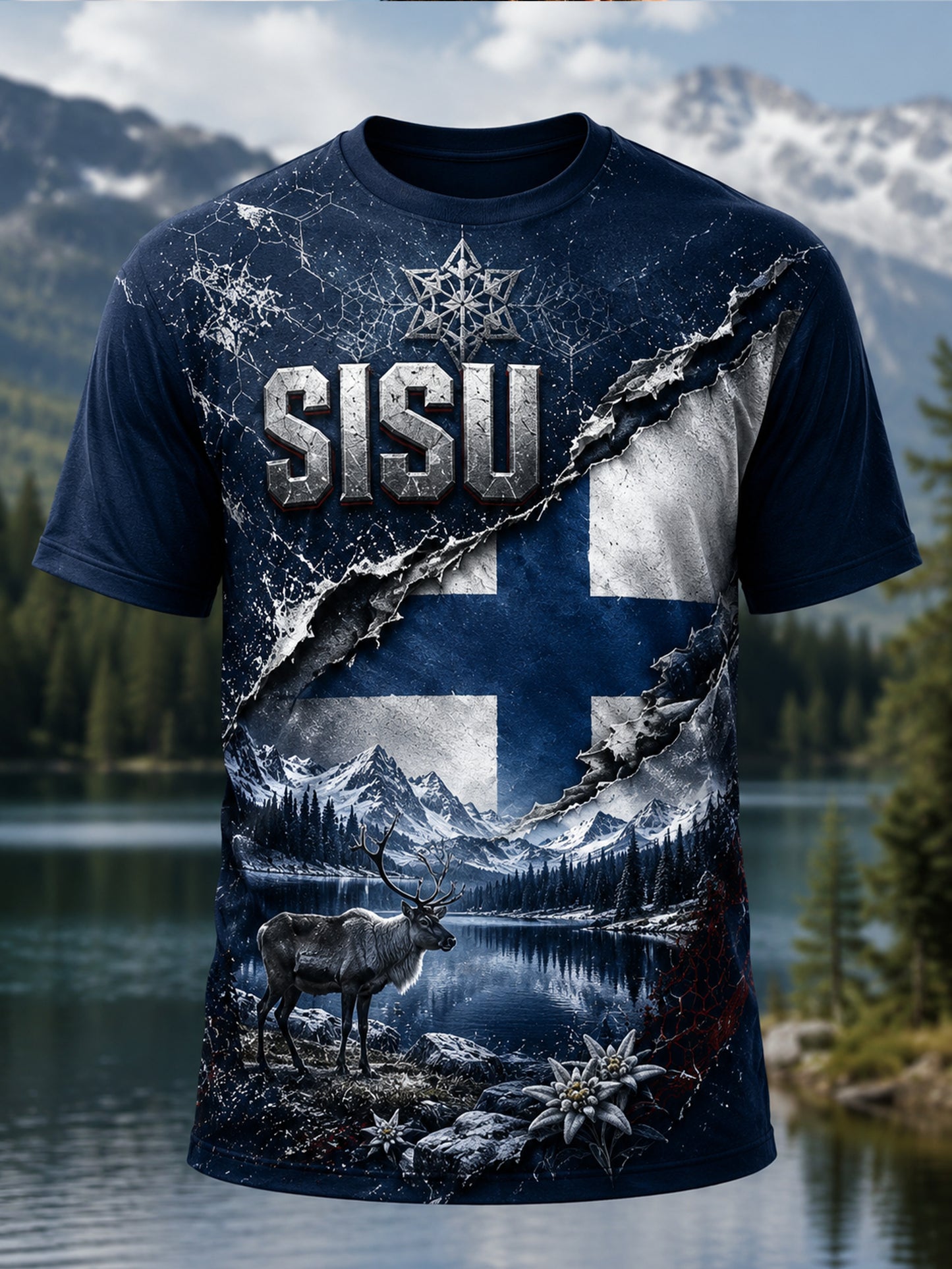 Miesten Suomalainen Perintö -sarjan T-paita