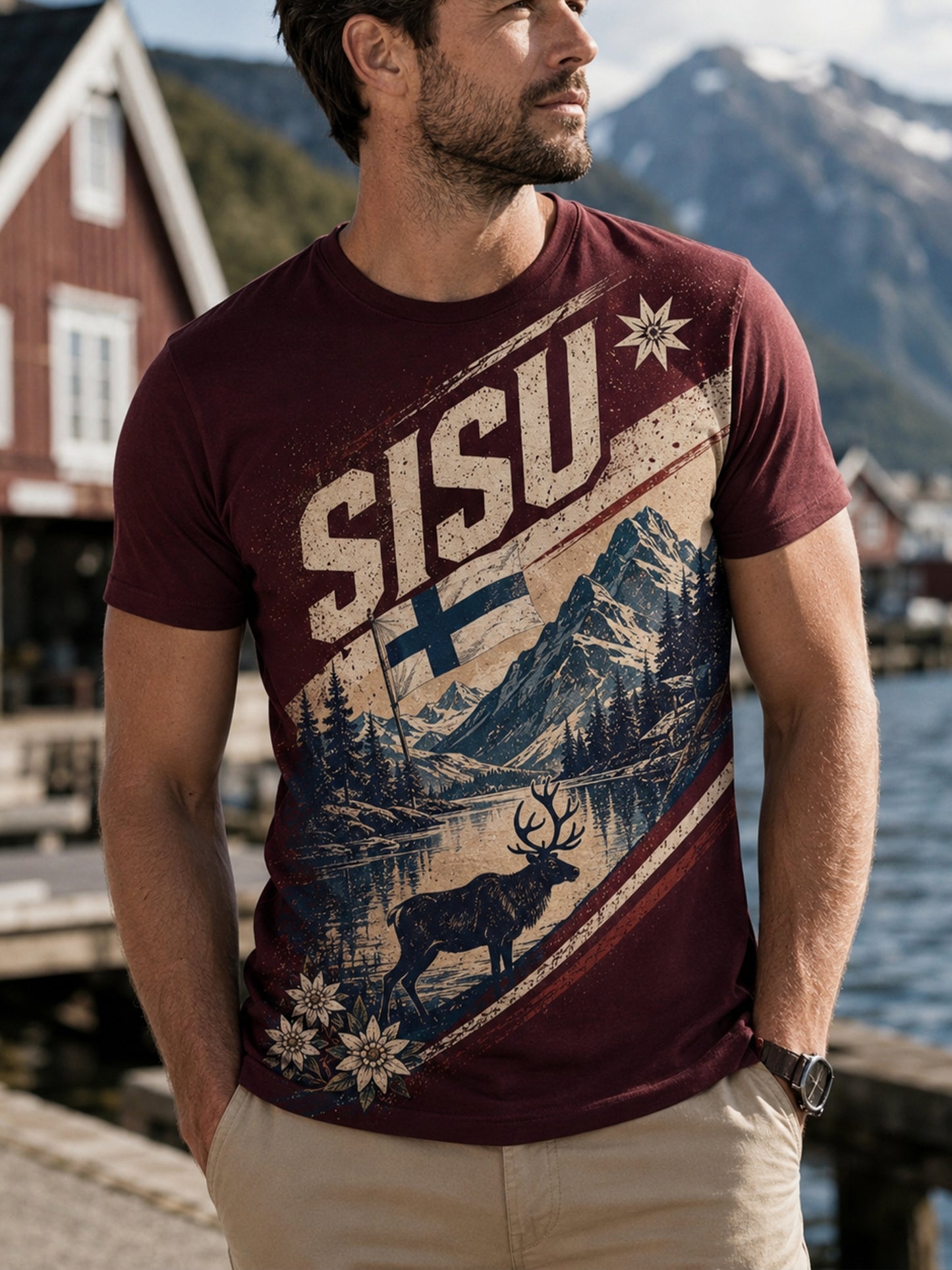 Miesten Suomalainen Perintö -sarjan T-paita