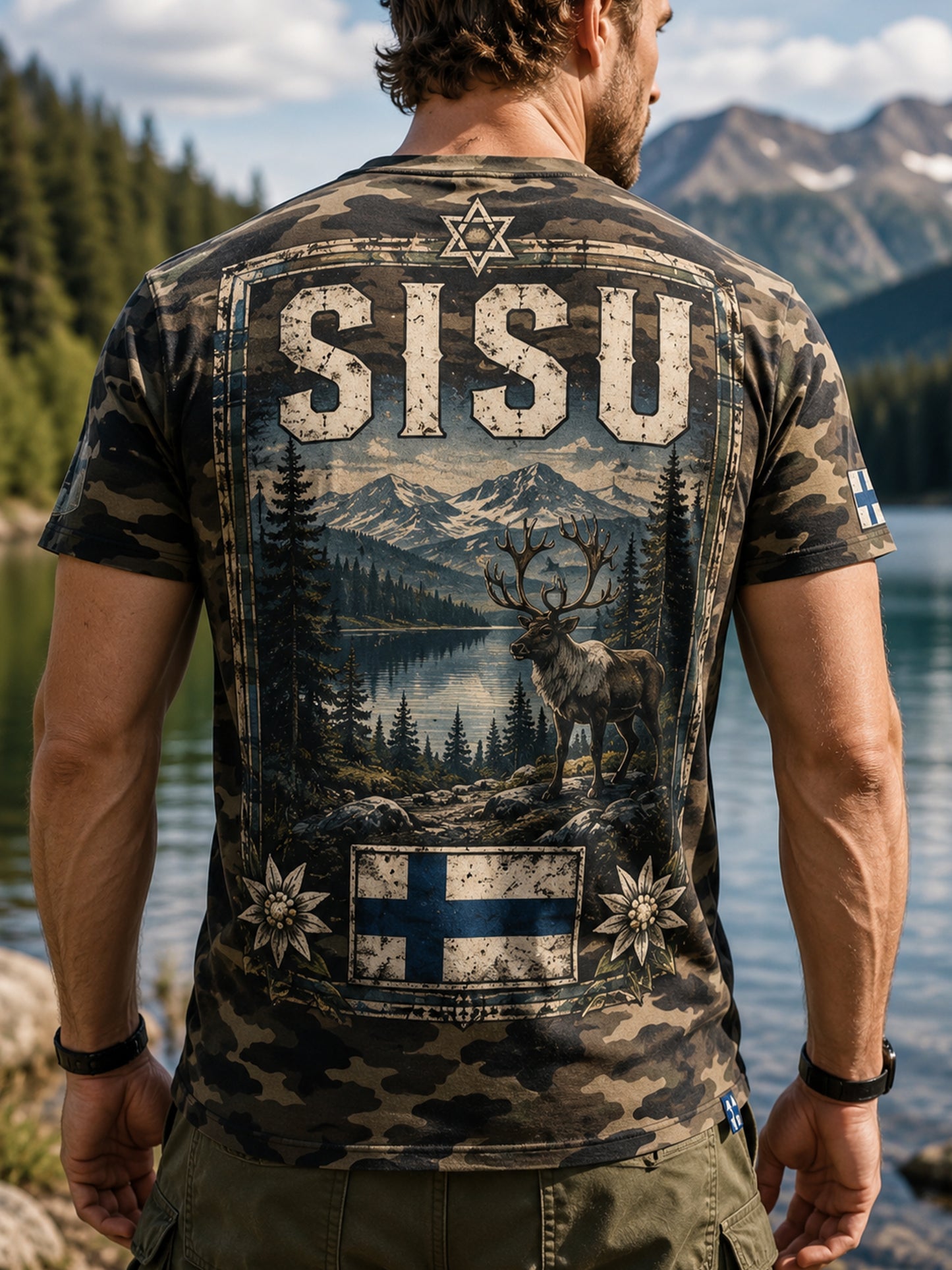 Miesten Suomen perintömarja T-paia