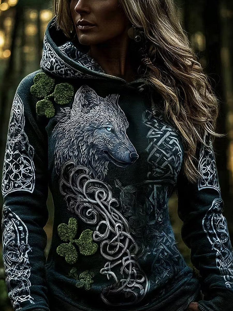 Retro Viking/Norse-tyylinen taide Print