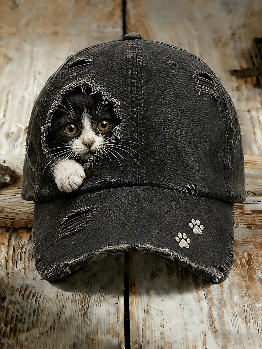 Unisex Casual Hat Vintage Animal Art Print
