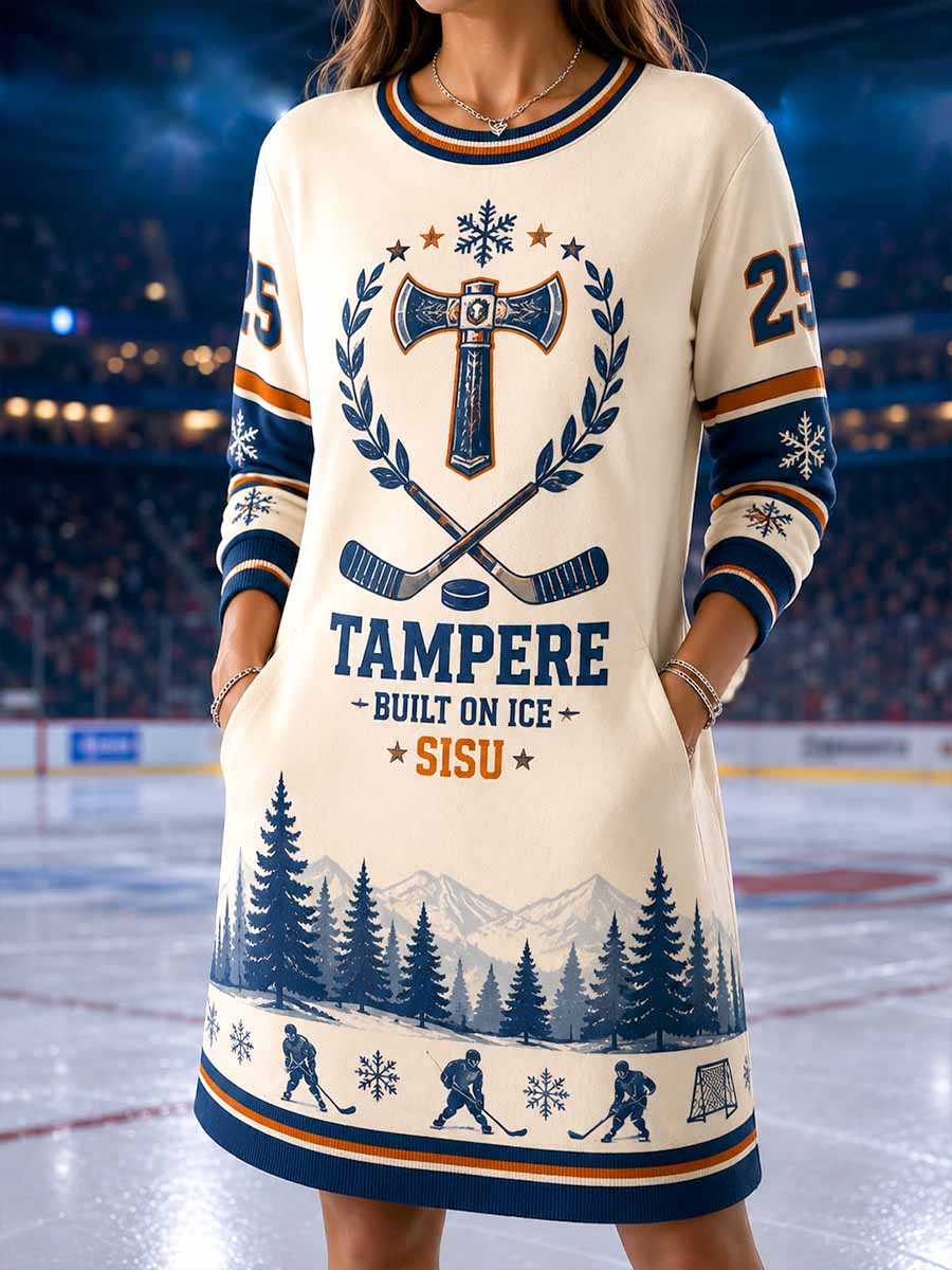 Naisten Vintage 1955 Jääkiekko muistomerkki tulostus meko