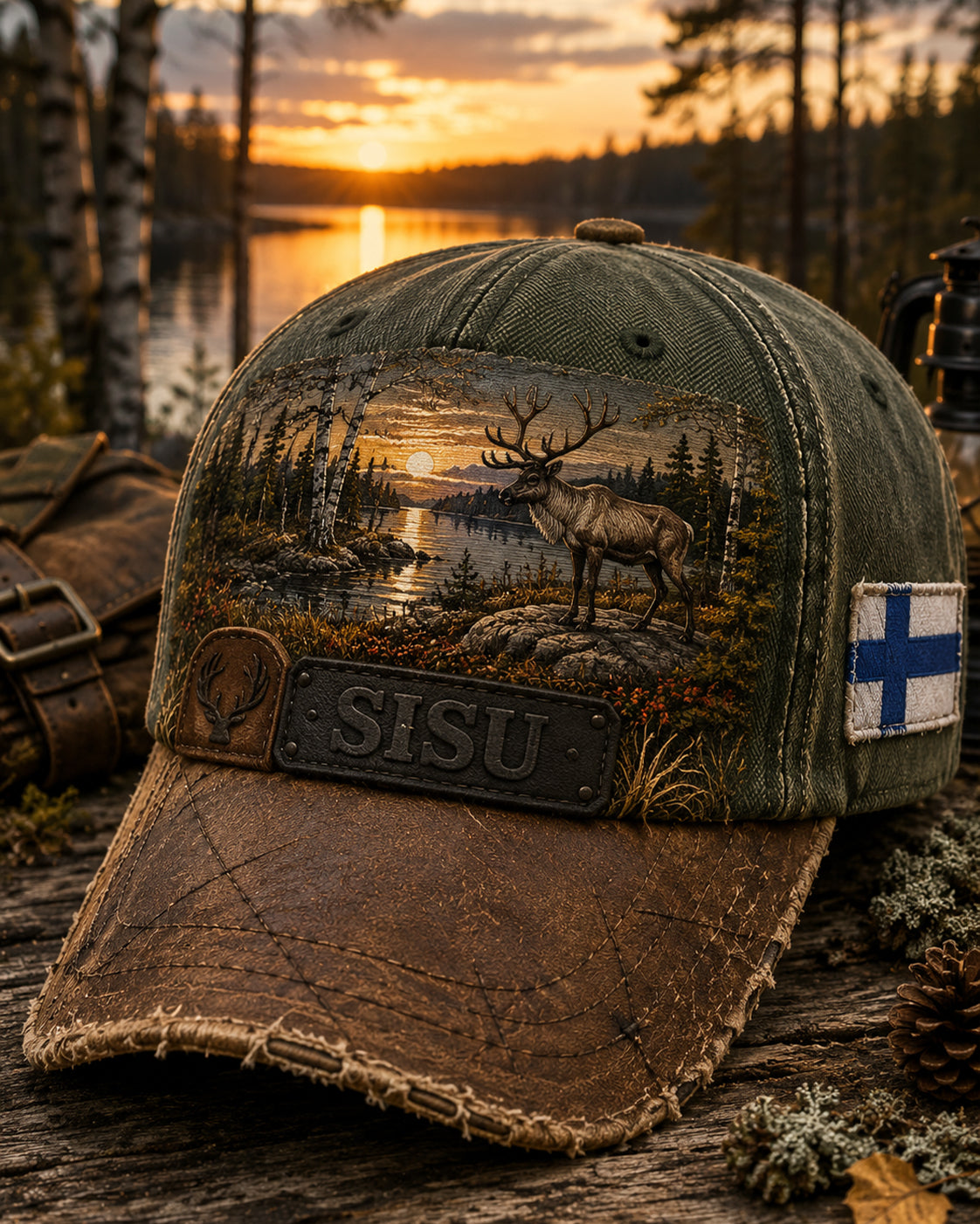 Unisex suomalainen metsästyskausi baseballlippalakki
