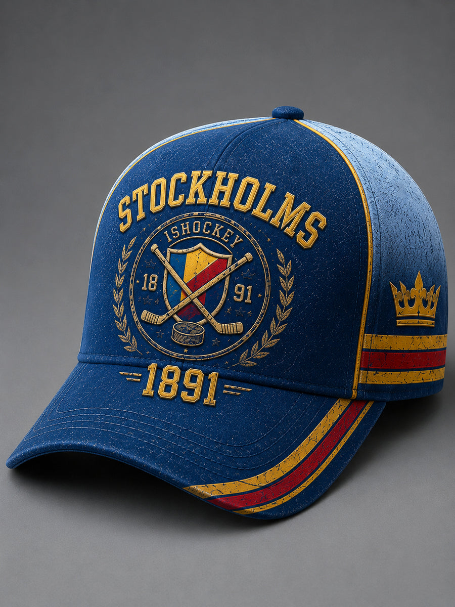 Stockholm Ice Heritage Hockey Baseball Cap Baseboll