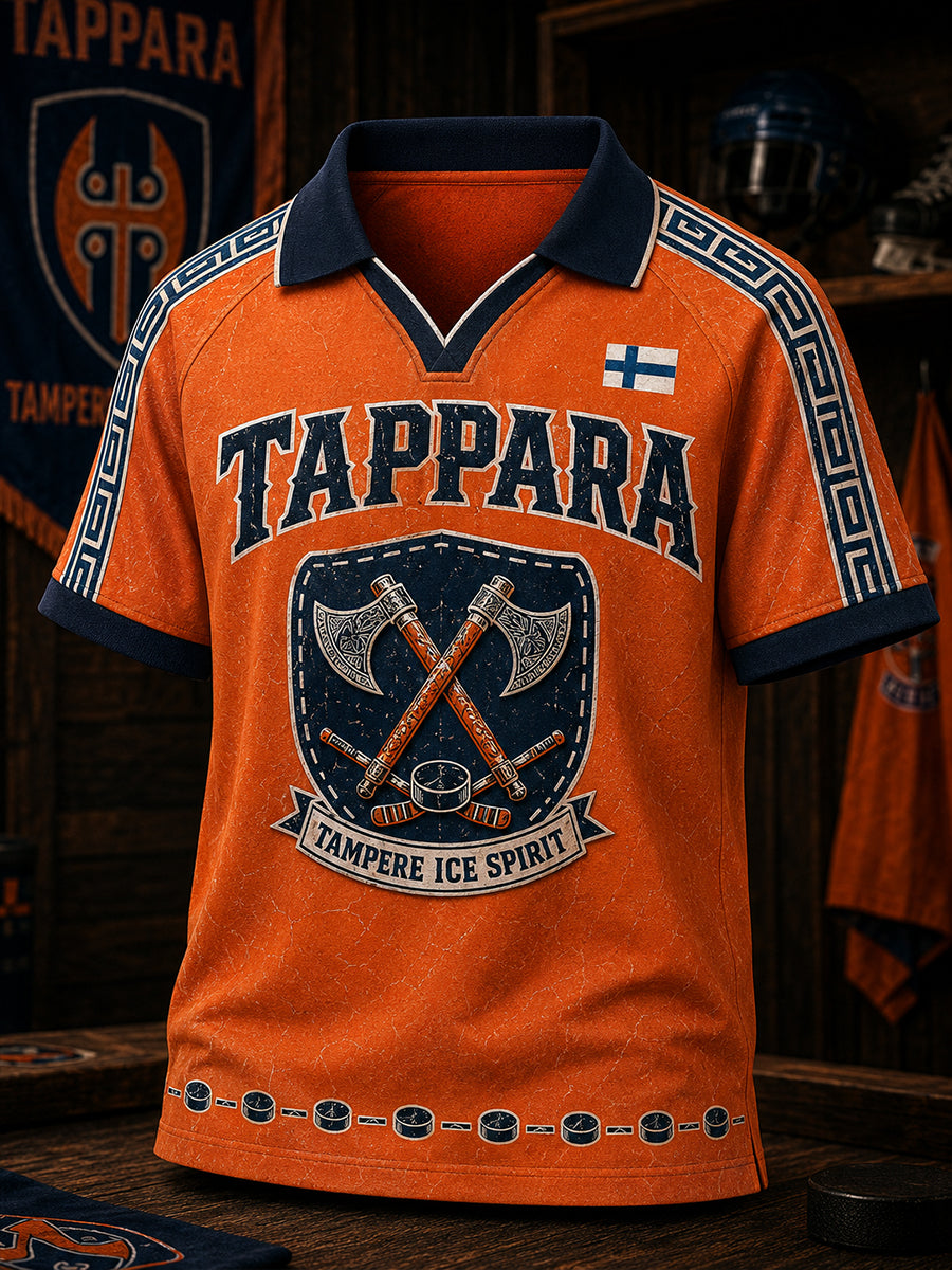 Naisten Suomen jääkiekko Tappara V-pääntiheinen lyhythihainen pikeepaita