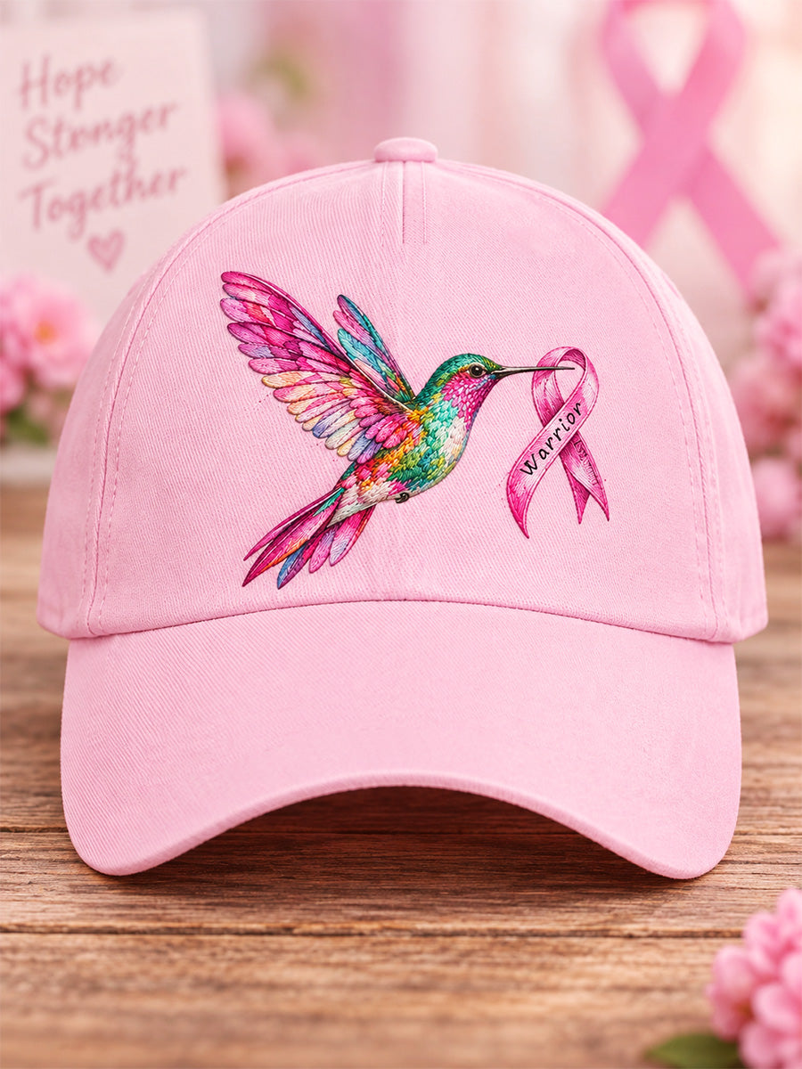 Unisex Rintasyövän tietoisuus Tuki tulostus Hat