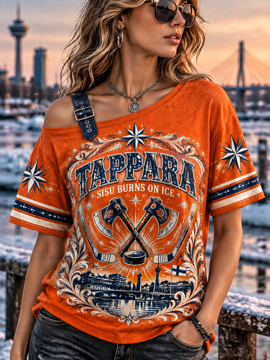 Naisten suomalainen jääkiekko Tappara lyhythihiha T-paia