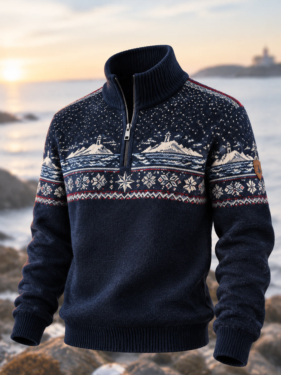Miesten pohjoismainen perintö Half Zip Sweatshirt