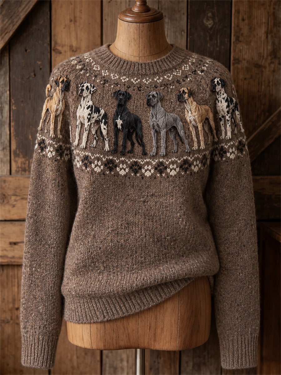 Naisten Vintage Great Dane Dogs