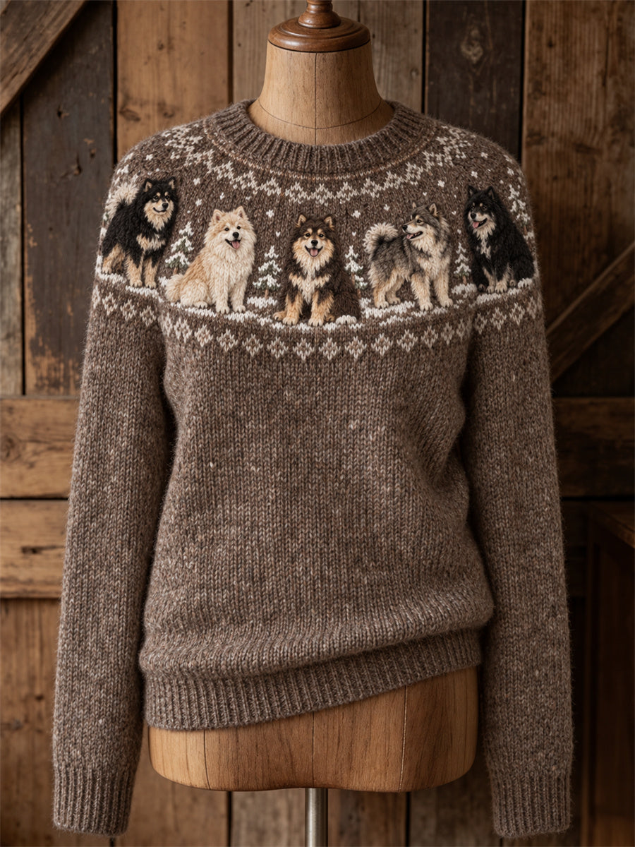 Naisten Vintage Suomen Lapphund Dogs