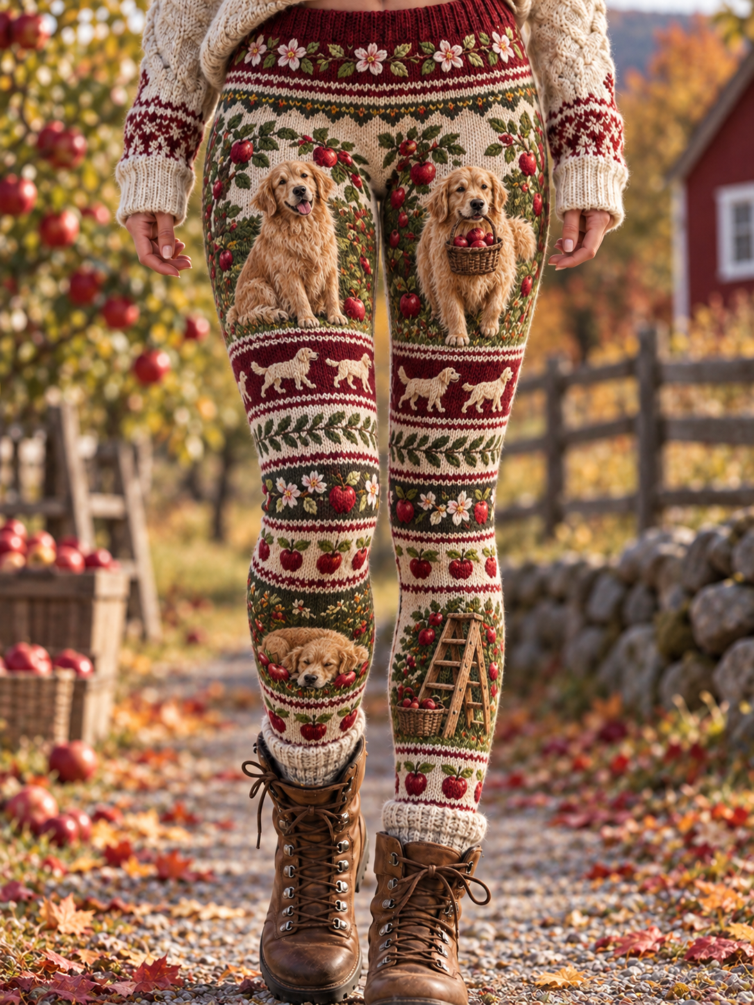 Naisten eläimet Sametti Leggings