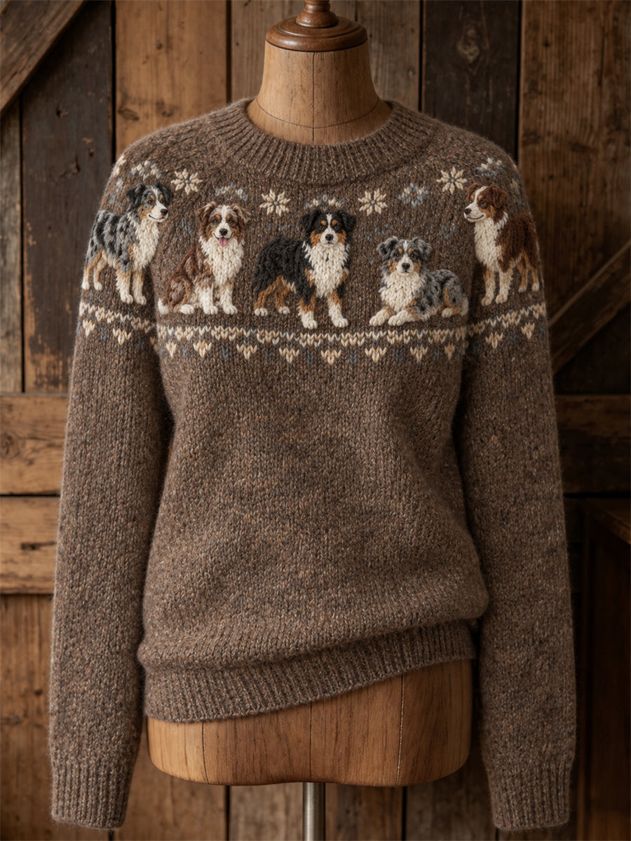 Naisten Vintage American Shepherd Dogs