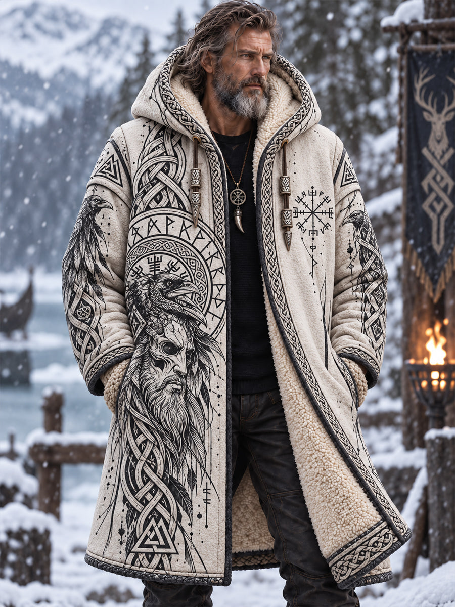Miesten Fleece vuorattu huppari