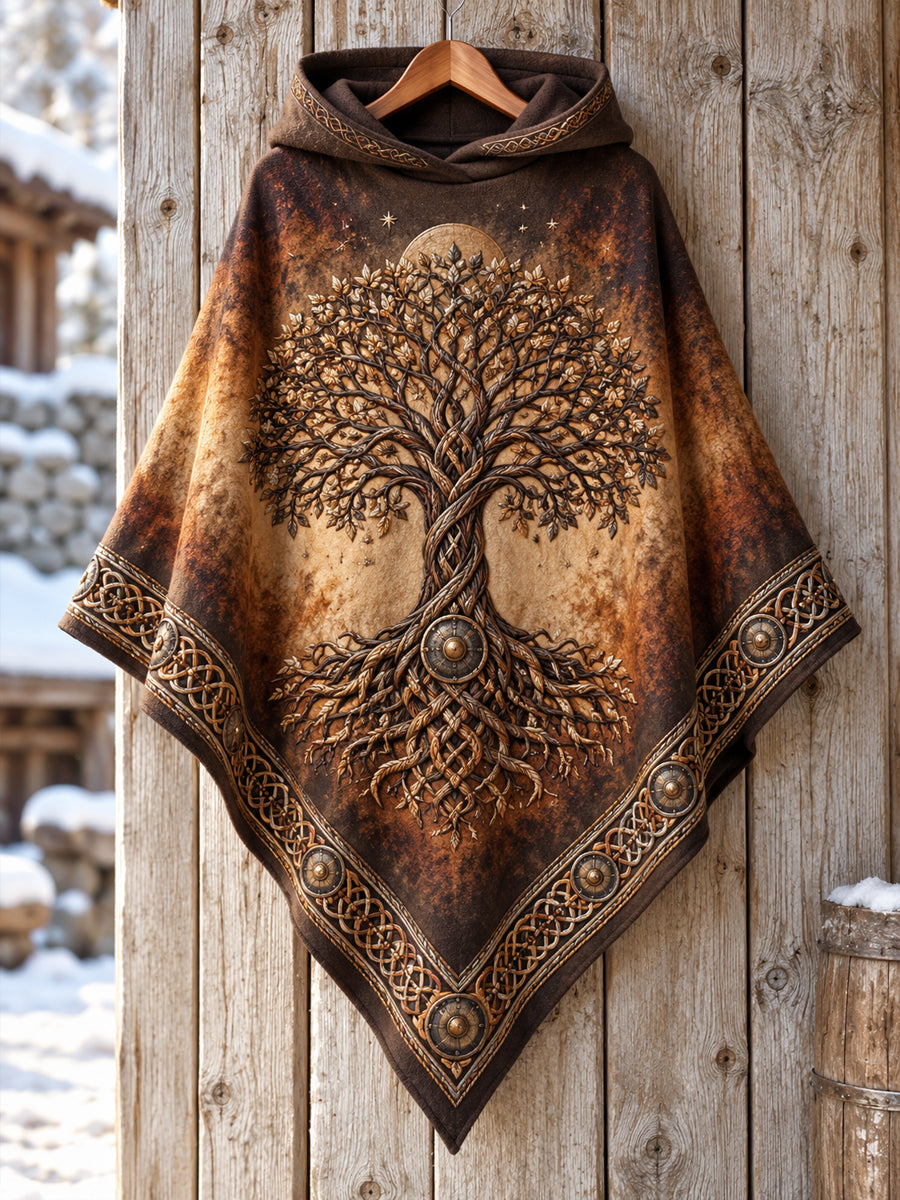 Naisten Viking Art Cape SweaterName