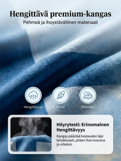 Naisten juhannusfestivaali -painokuvio, rento lyhythihainen t-paita