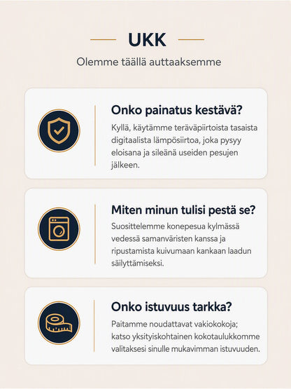 Retropainatuksella varustettu suomalainen taidetilkkutyylisen t-paidan vapaa-ajan polo-paita