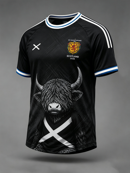 Men's UK Football Lover Scotland Printed short sleeve t-shirt