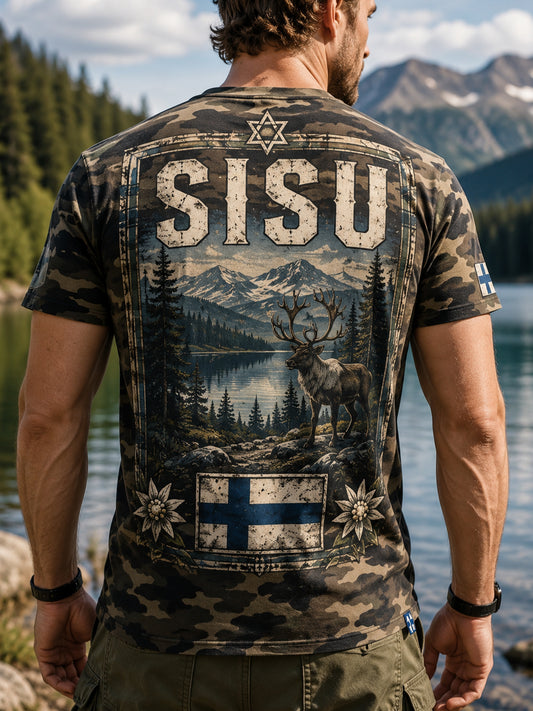 Miesten Suomen perintömarja T-paia