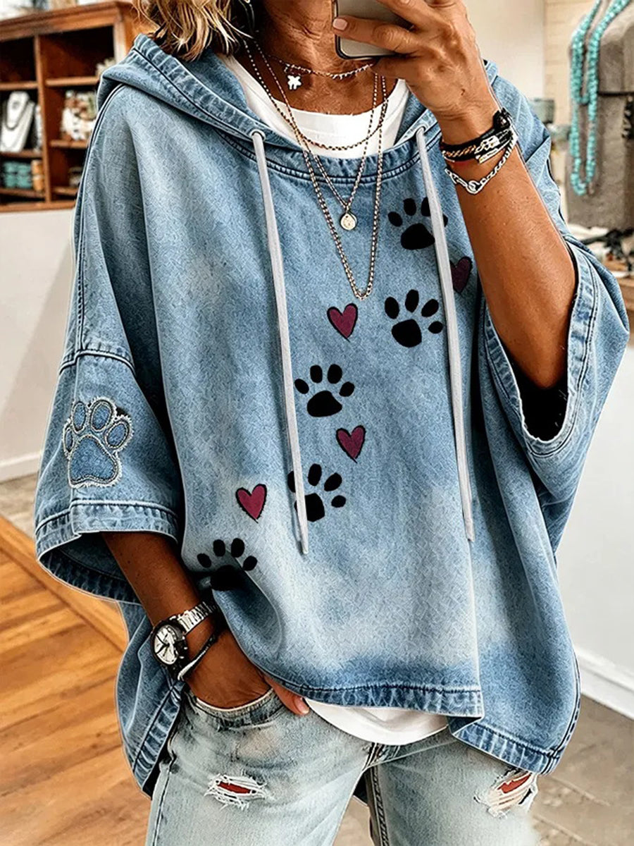 Naisten tassa tulosta Casual topp