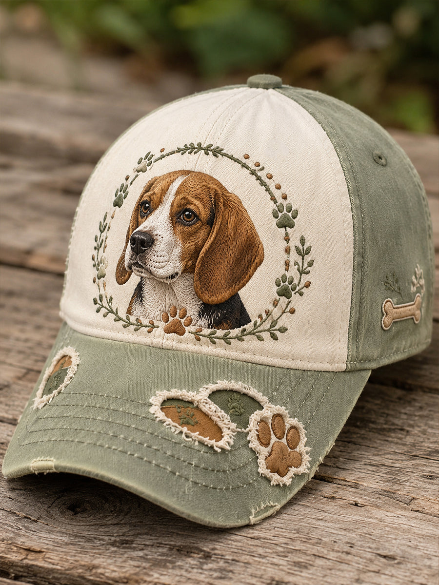 Unisex eläinkoira kulttuurielementit Taiteelliset tulosta Casual Hat