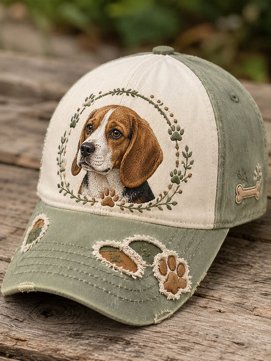 Unisex eläinkoira kulttuurielementit Taiteelliset tulosta Casual Hat