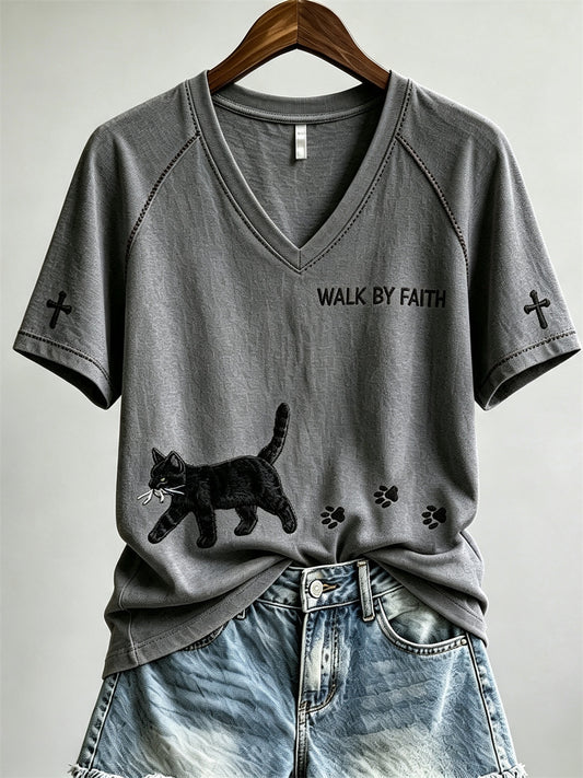 Naisten Walk By Faith Black Cat & Puw