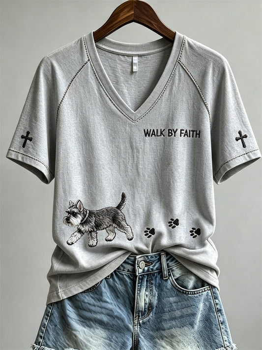 Naisten Walk By Faith Schnauzer Dog & Puw