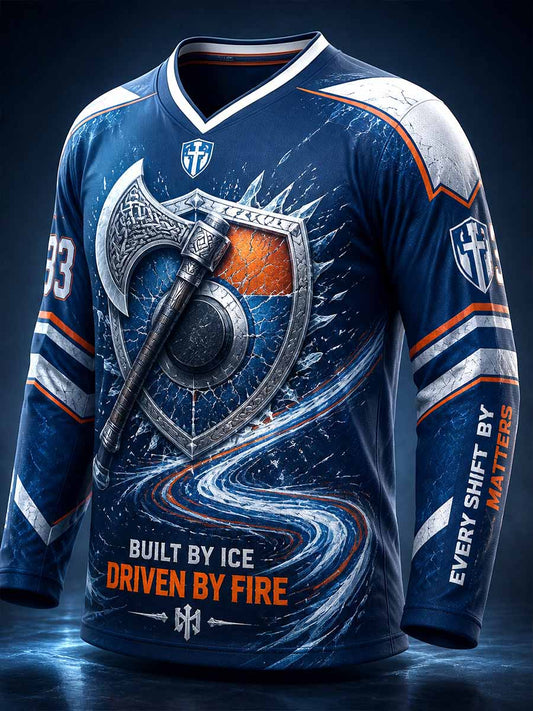 Miesten Suomen Jääkiekko Tappara Kuvio Painettu Sweatshirt
