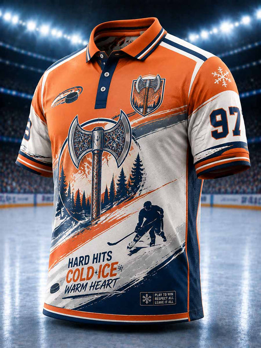 Miesten Suomen Jääkiekko Tappara Kuvio Painettu Polo-paita