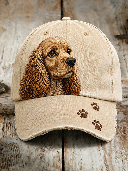 Unisex Casual Hat Vintage Animal Art Print