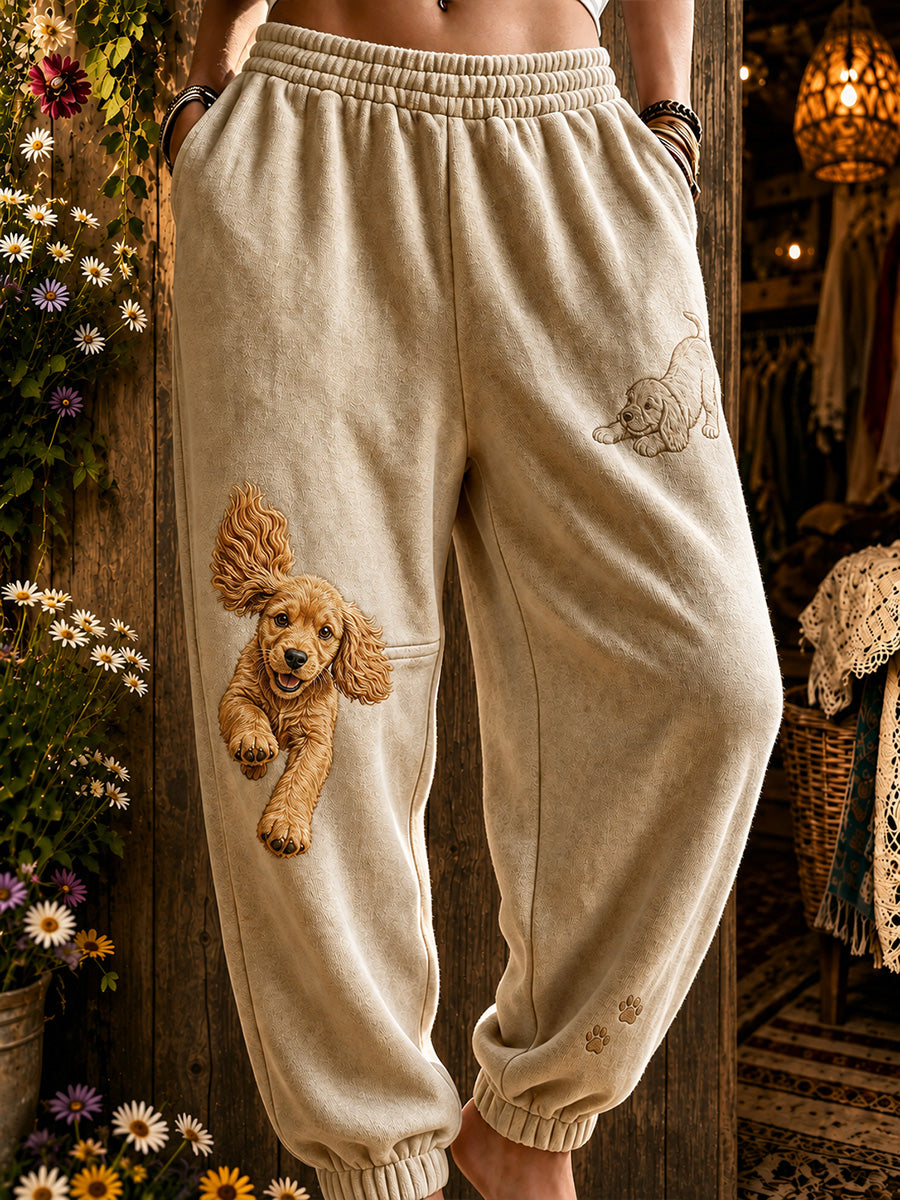 Retro Animal Art Print Casual Sweathouss