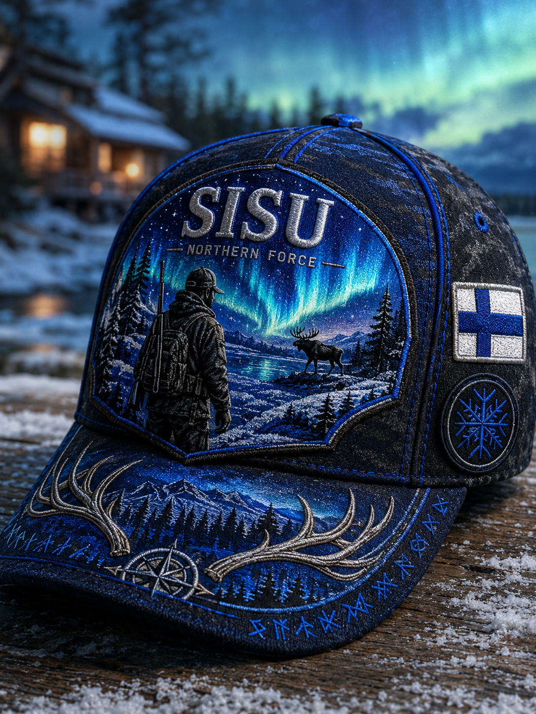 Suomalainen metsästyskausi unisex-hattu