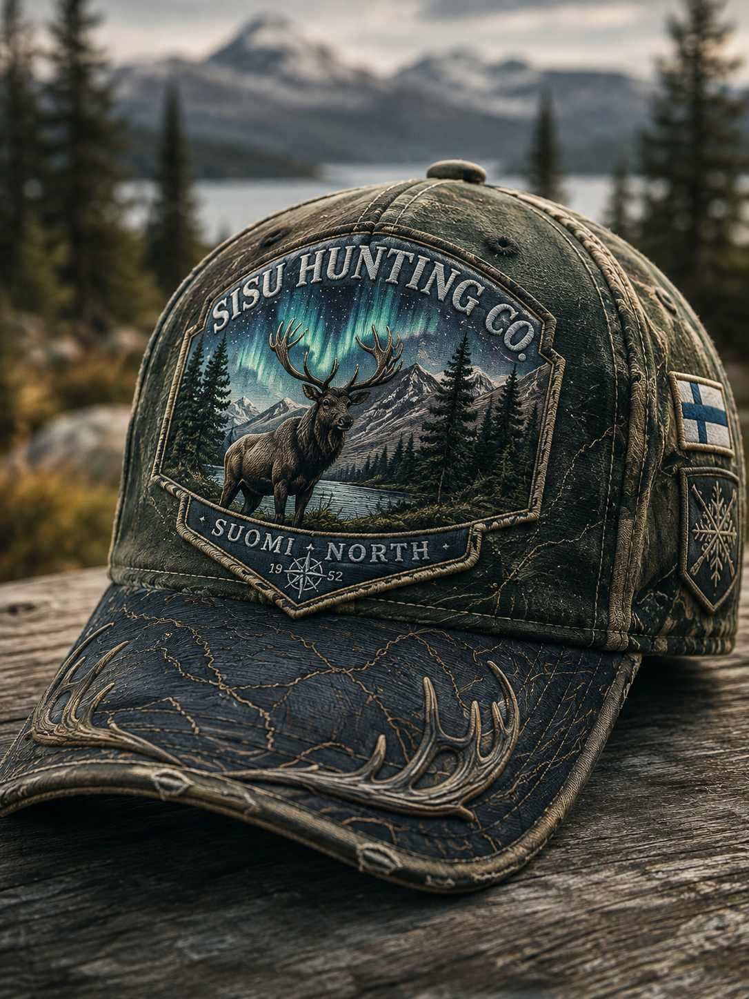 Suomalainen metsästyskausi unisex-hattu
