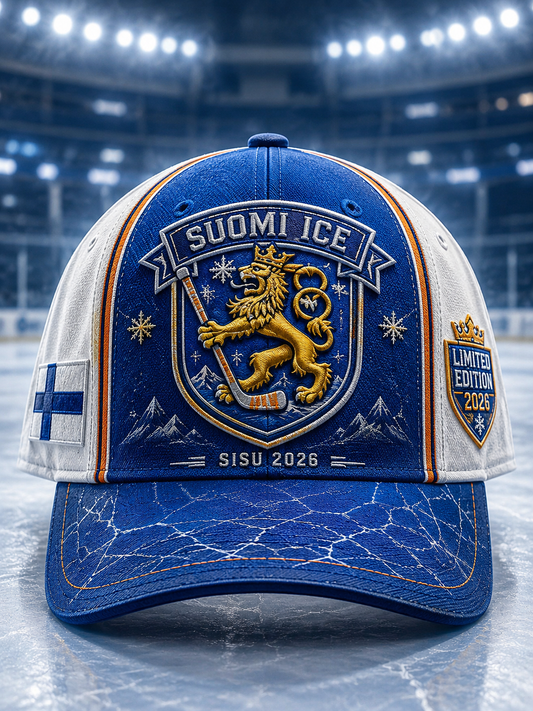 Suomalainen jääkiekko unisex-pipo