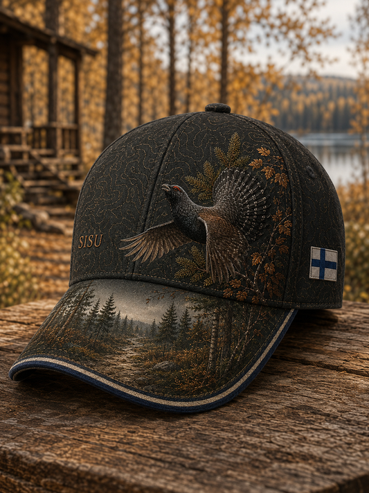 Retro Painettu suomalainen taidetyyli Unisex Hatti