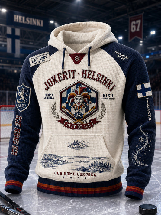 Miesten Suomen Jääkiekko Jokerit Pitkähihiha huppari