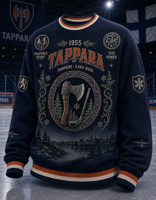 Miesten jääkiekko Tappara vohveli pitkähiha T-paiti