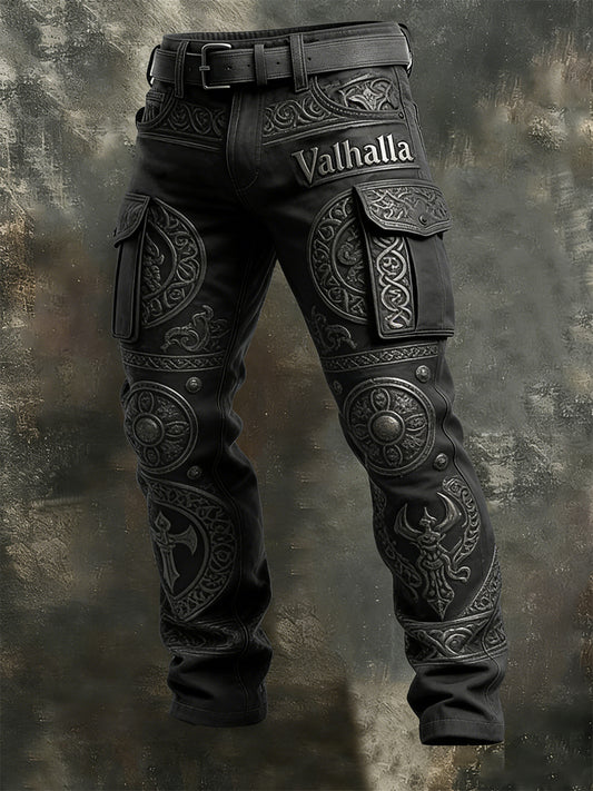 Miesten Viking-tyylinen Valhalla Plush lämmin vetoketju hupputakki