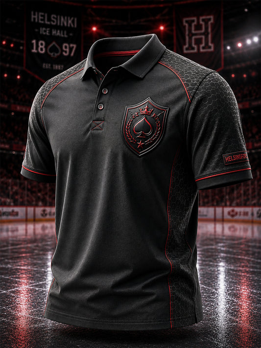 Miesten Retro HIFK Suomen jääkiekko Polo -paita