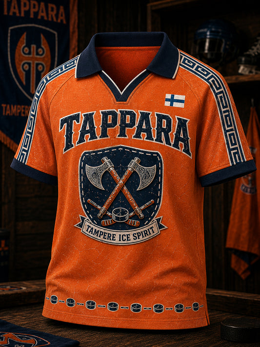 Naisten Suomen jääkiekko Tappara V-pääntiheinen lyhythihainen pikeepaita