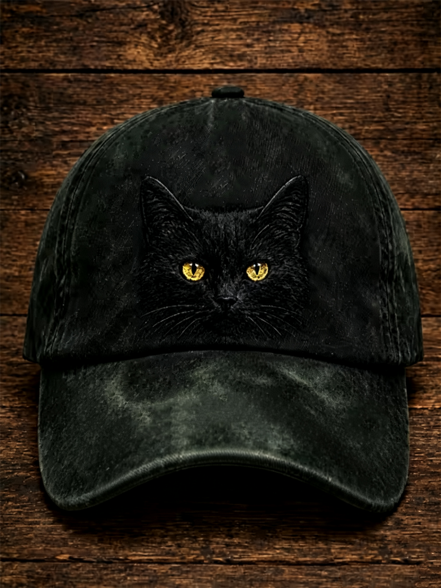Unisex Söpö kissa painettu hatti