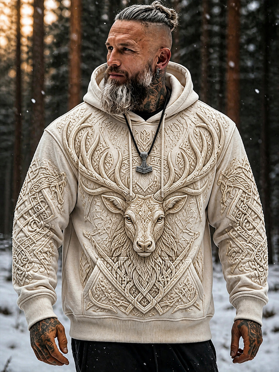 Retro Nordic-Style Animal Art Print