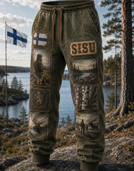 Miesten suomalaiset veteraanisisuhousut