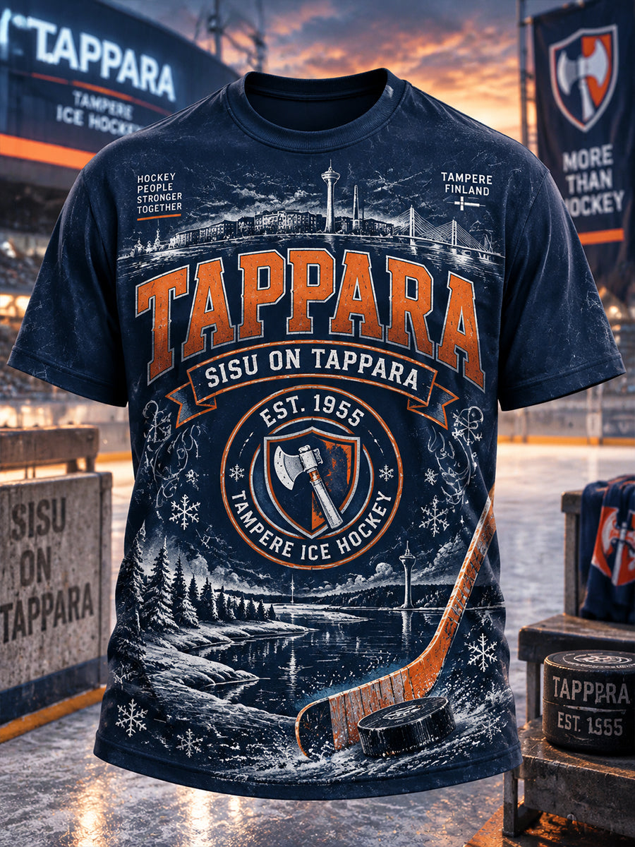Miesten Suomen Jääkiekko Tappara Lyhyhiha T-paia