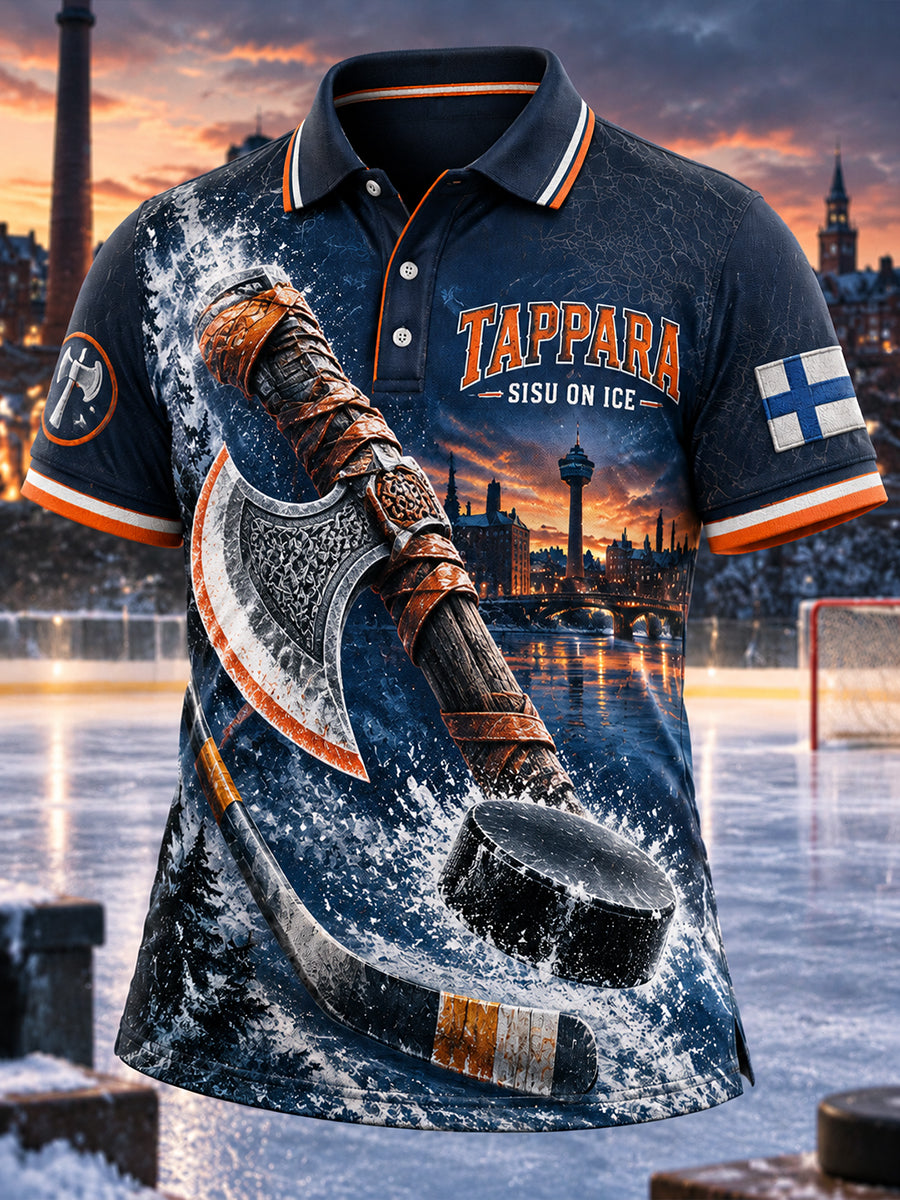 Miesten Suomen Jääkiekko Tappara Short-Sleeve Polo-paita