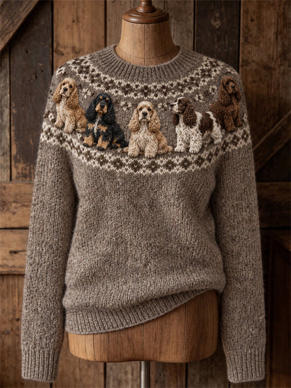 Naisten Vintage ihana Cocker Spaniel Dogs