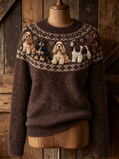 Naisten Vintage ihana Cocker Spaniel Dogs