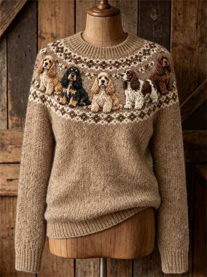 Naisten Vintage ihana Cocker Spaniel Dogs