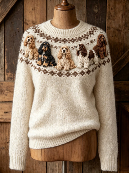 Naisten Vintage ihana Cocker Spaniel Dogs